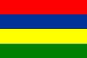 Landkarte Mauritius